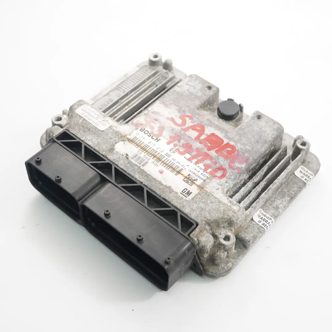 SAAB 9-3 1.9 TTiD ECU DDE Engine Control Unit Module - SKU 55568896 - Part number 55568896