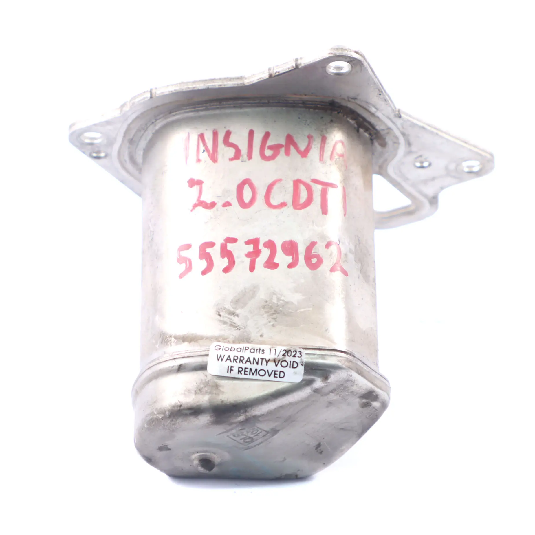 Opel Insignia A 2.0 CDTI Refrigeratore valvola EGR gas di scarico 55572962