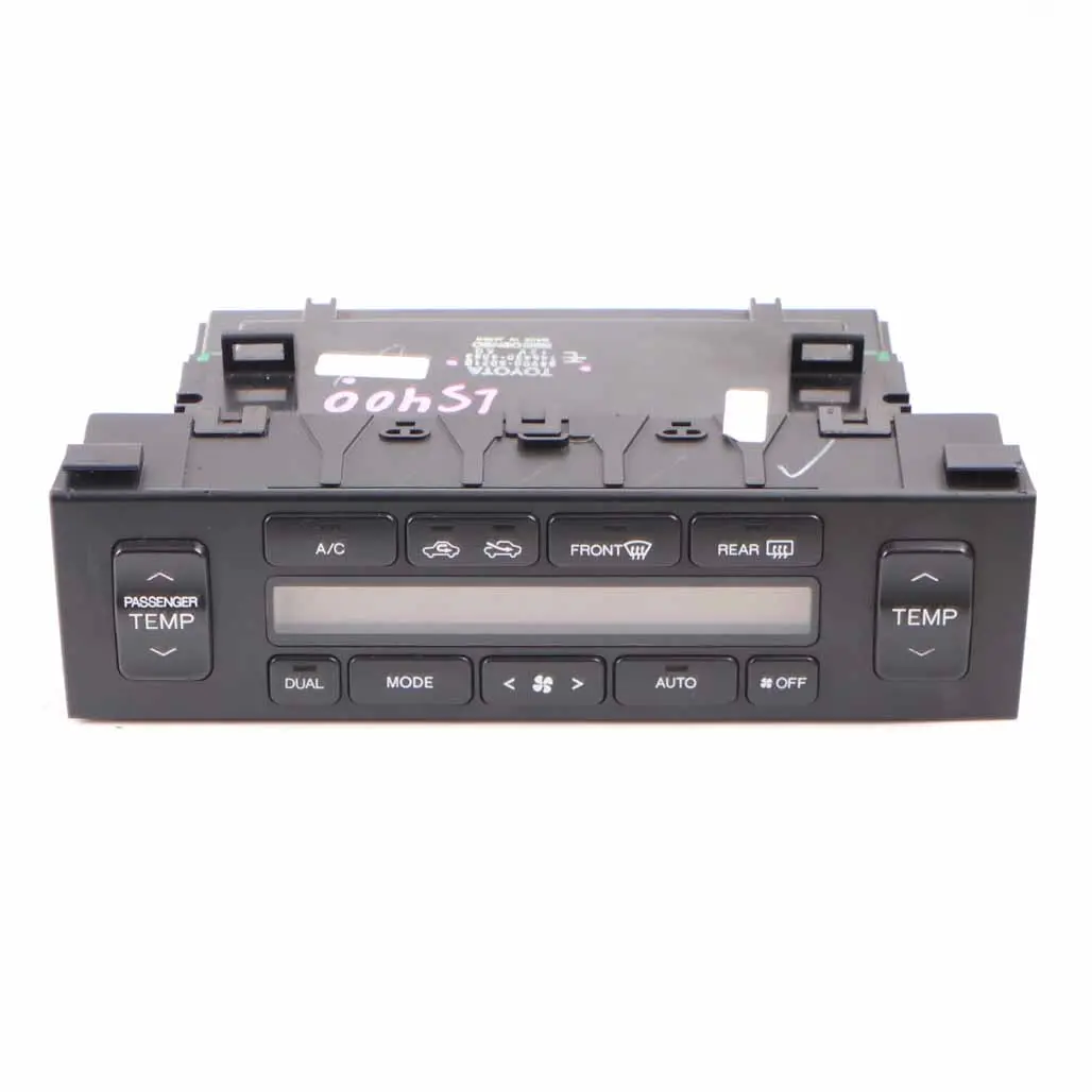 LS400 Air Conditioning Switch Climate Control Unit Panel to Lexus with Part number 55900-50210 Lexus LS400 Air Conditioning Switch Climate Control Unit Panel - SKU 55900-50210 - Part number 55900-50210