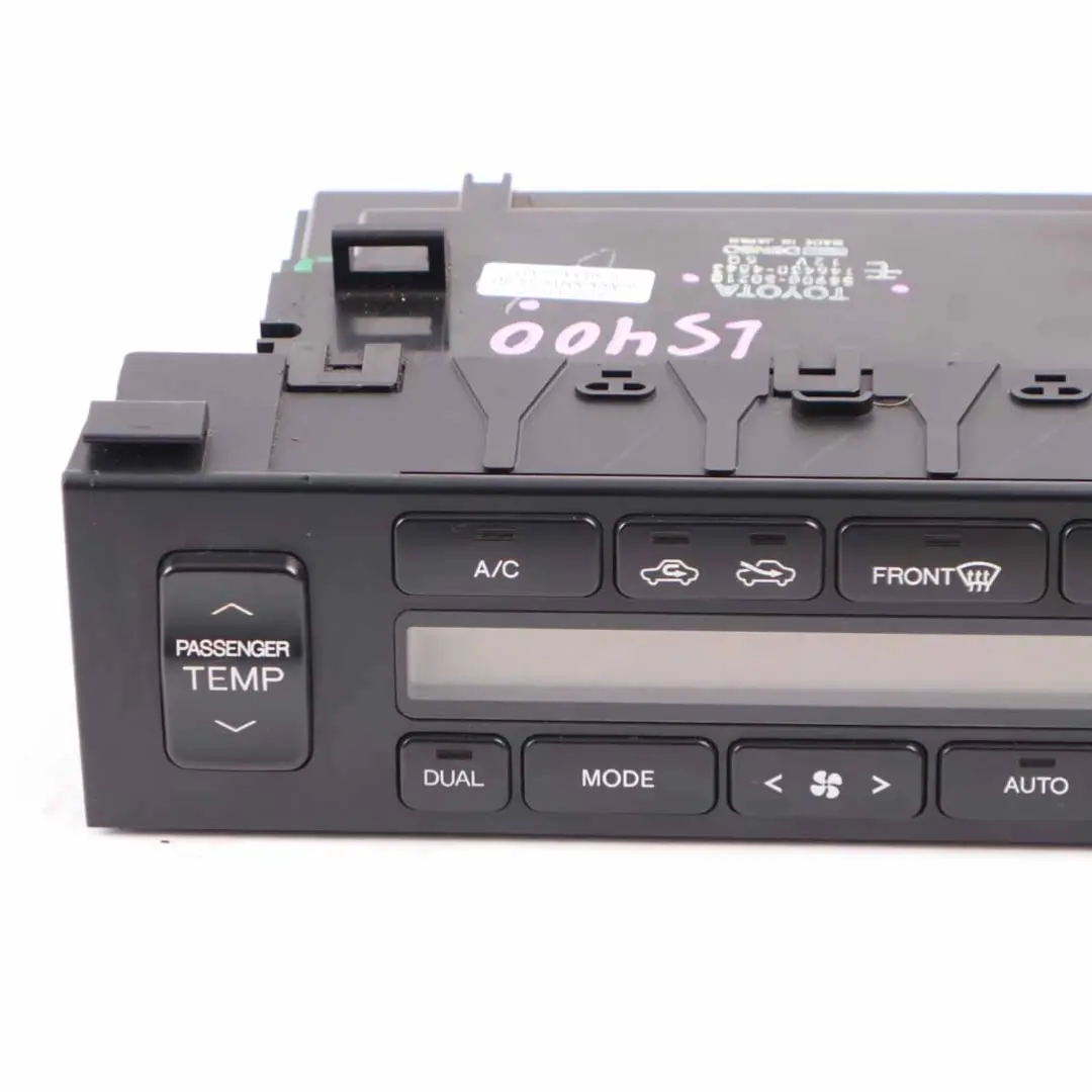 LS400 Air Conditioning Switch Climate Control Unit Panel to Lexus with Part number 55900-50210 Lexus LS400 Air Conditioning Switch Climate Control Unit Panel - SKU 55900-50210 - Part number 55900-50210