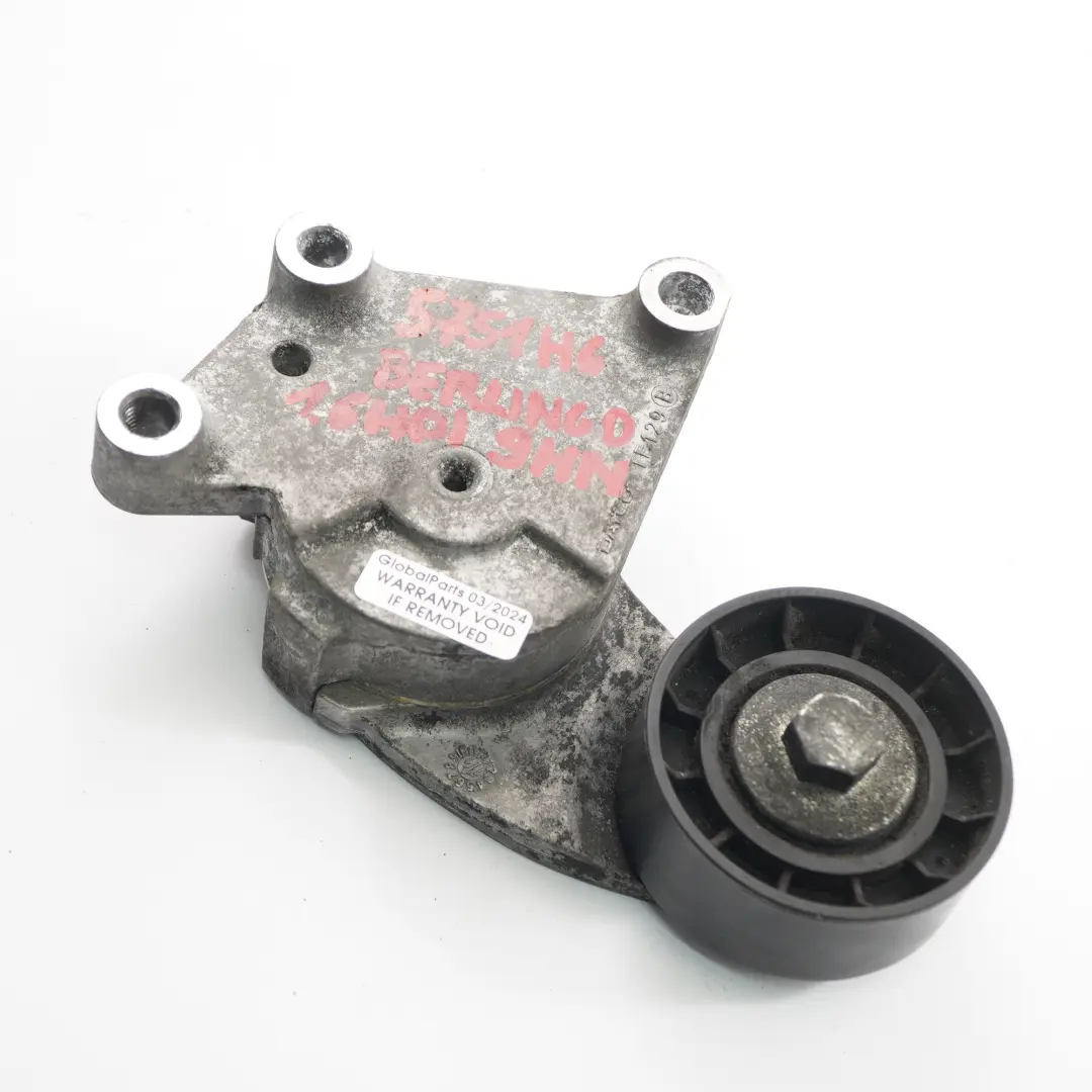 Citroen Berlingo B9 1.6 Diesel Rolka Napinacz Paska 1690293 do o numerze 5751H6 Citroen Berlingo B9 1.6 Diesel Rolka Napinacz Paska 1690293 - SKU 5751H6 - Numer Części 5751H6