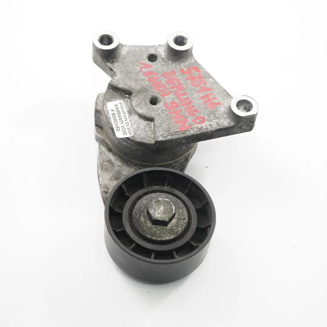 Citroen Berlingo B9 Auxiliary Belt Tensioner Pulley 1.6 Diesel to with Part number 5751H6 Citroen Berlingo B9 Auxiliary Belt Tensioner Pulley 1.6 Diesel - SKU 5751H6 - Part number 5751H6