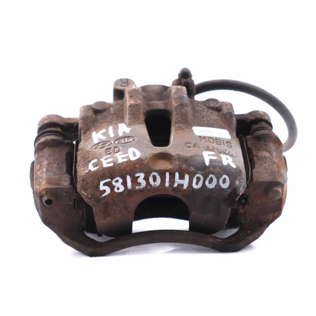 2009 Pinza de freno delantera derecha Carrier para Kia Ceed Hyundai i30 con número de pieza 581301H000 Kia Ceed Hyundai i30 2009 Pinza de freno delantera derecha Carrier - SKU 581301H000 - Número de pieza 581301H000