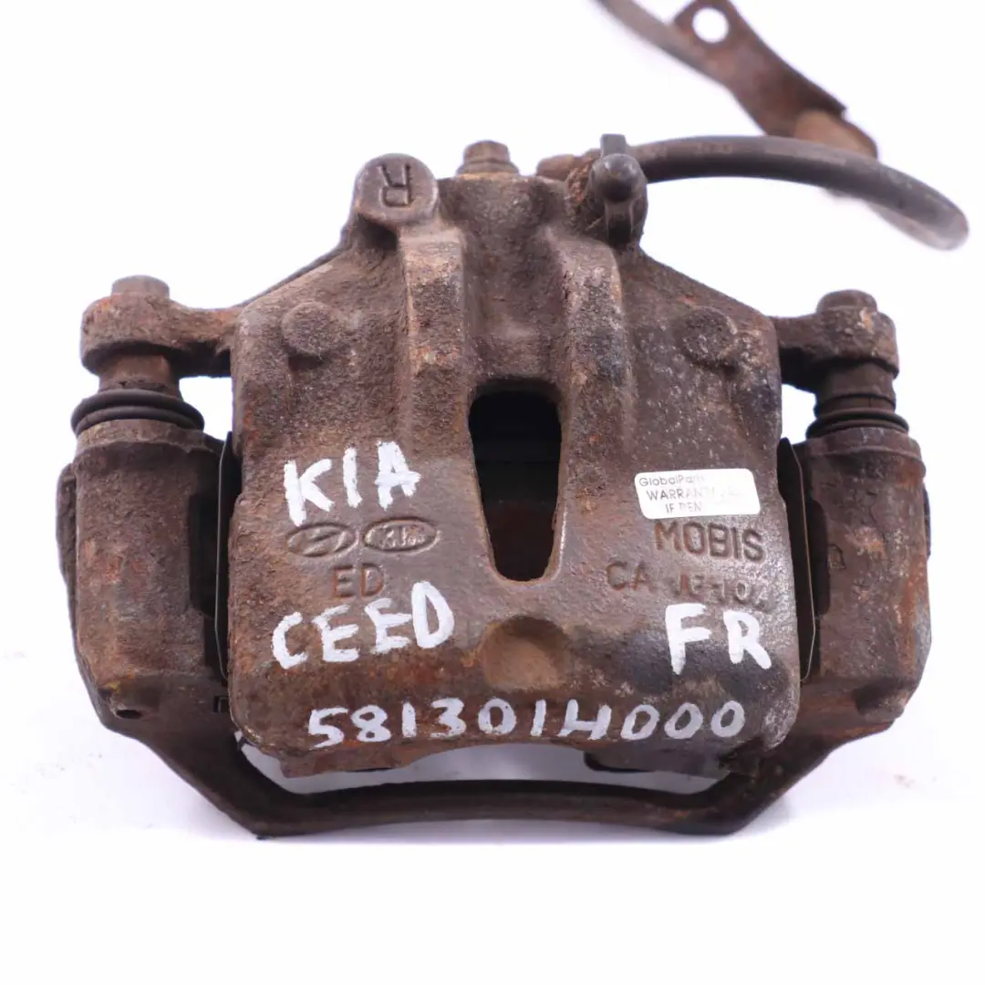 2009 Etrier De Frein Avant Droit Carrier pour Kia Ceed Hyundai i30 à propos du numéro de pièce 581301H000 Kia Ceed Hyundai i30 2009 Etrier De Frein Avant Droit Carrier - SKU 581301H000 - Numéro de pièce 581301H000