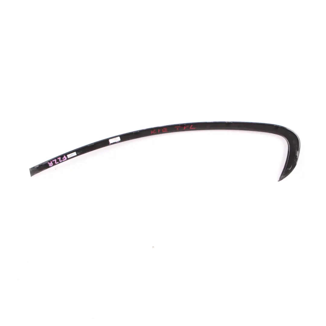 BMW F22 Moulding Trim Strip Rear Right O/S Quarter Window Frame High Gloss Black - SKU 5900628 - Part number 5900628