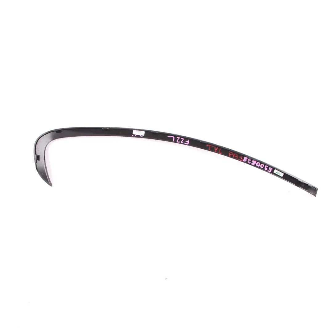 BMW F22 Moulding Trim Strip Rear Left N/S Quarter Window Frame High Gloss Black - SKU 5900629 - Part number 5900629