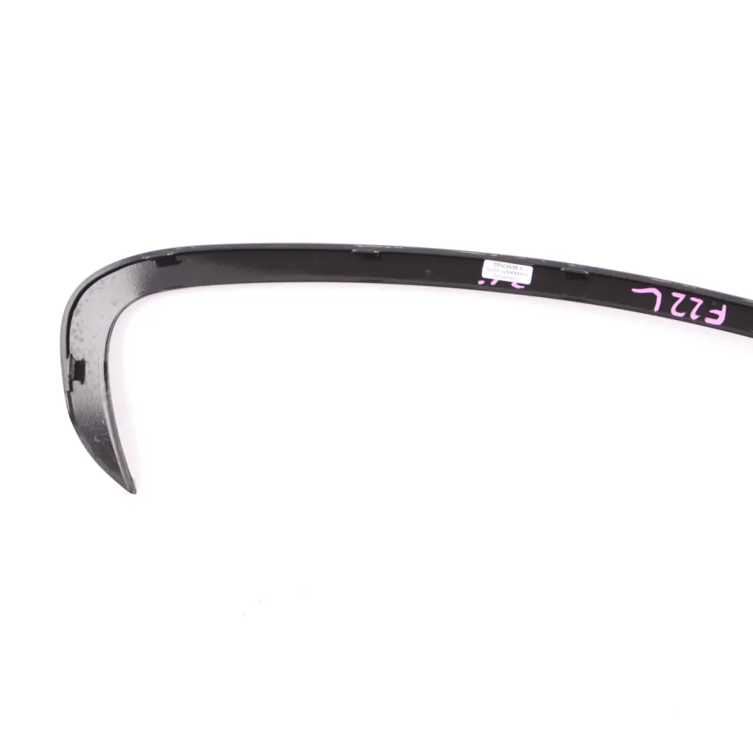 Moulding Trim Strip Rear Left N/S Quarter Window Frame High Gloss Black to BMW F22 with Part number 5900629 BMW F22 Moulding Trim Strip Rear Left N/S Quarter Window Frame High Gloss Black - SKU 5900629 - Part number 5900629