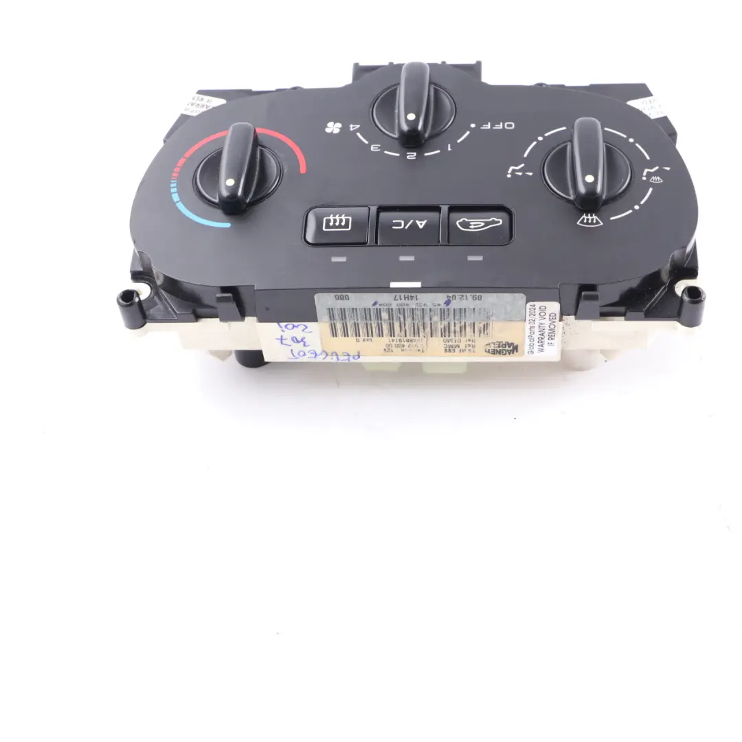 Peugeot 307 Heater Climate Control A/C Air Conditioning Unit Panel - SKU 593240000-1 - Part number 593240000