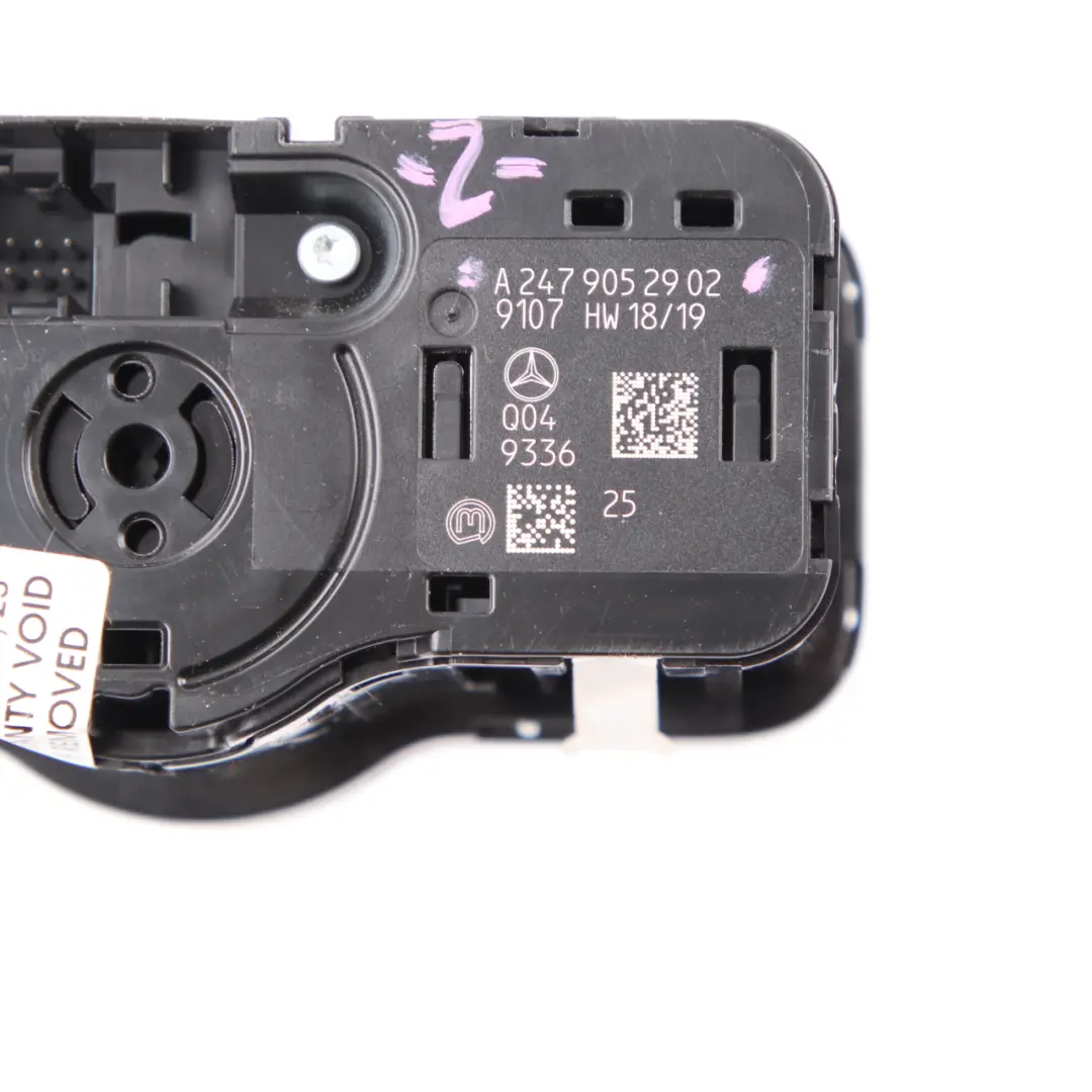 Interruttore luce Mercedes W177 W247 Unità pannello comandi fari per con numero di parte A2479052902 Interruttore luce Mercedes W177 W247 Unità pannello comandi fari - SKU A2479052902 - Numero di parte A2479052902