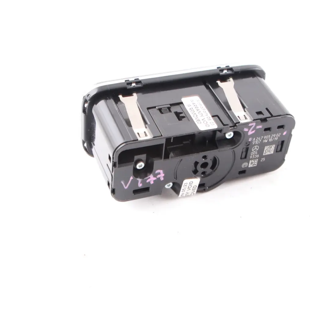  Light Switch Mercedes W177 W247 Headlight Control Button Panel Unit - SKU A2479052902 - Part number A2479052902