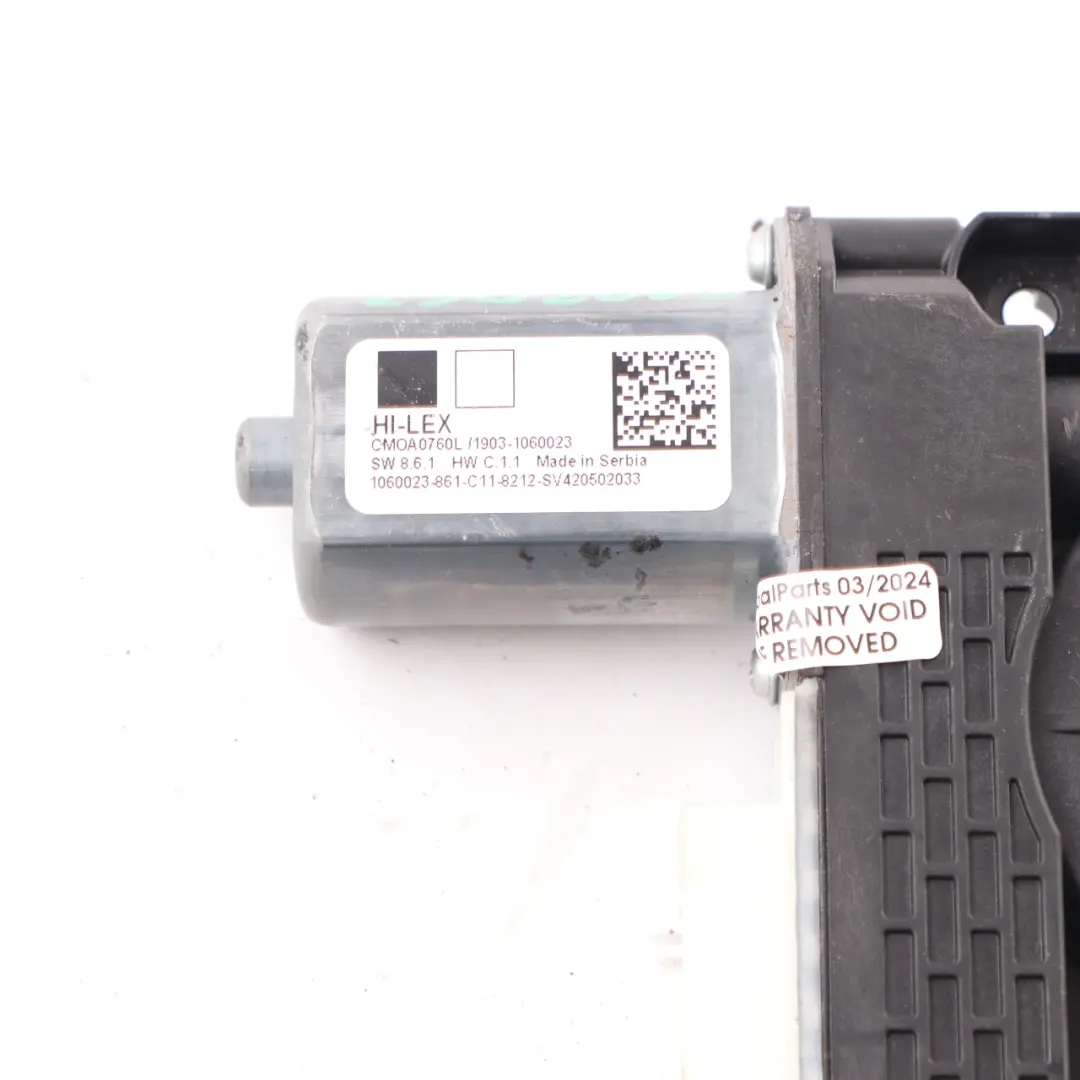 BMW F40 Window Lifter Motor Regulator Door Front Right O/S - SKU 5A02D62 - Part number 5A02D62