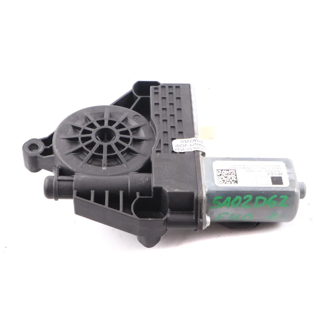 BMW F40 Window Lifter Motor Regulator Door Front Right O/S - SKU 5A02D62 - Part number 5A02D62