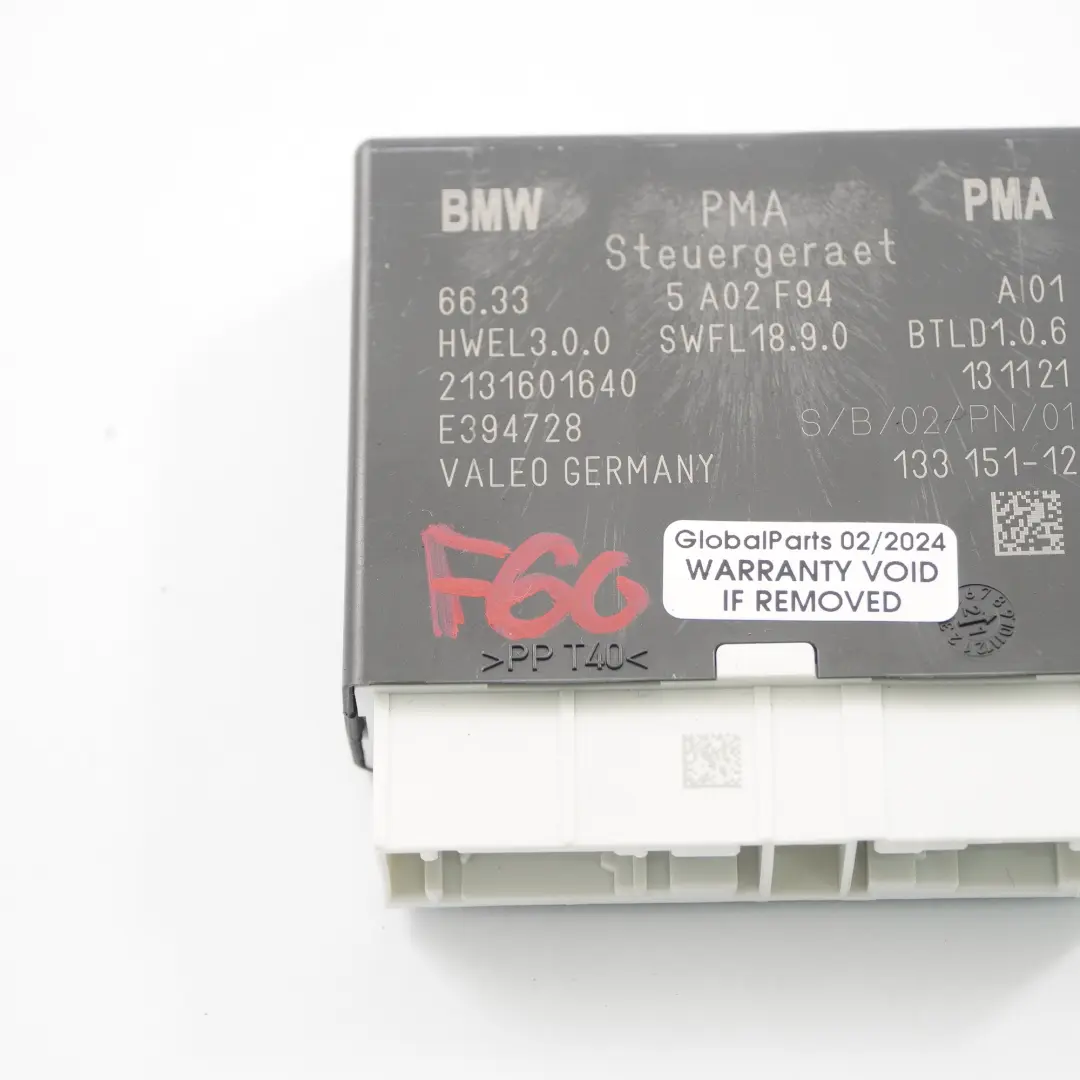 Modulo PDC Unità sensore distanza parcheggio 7938196 per BMW F45 X3 F25 Mini F55 F56 con numero di parte 5A02F94 BMW F45 X3 F25 Mini F55 F56 Modulo PDC Unità sensore distanza parcheggio 7938196 - SKU 5A02F94 - Numero di parte 5A02F94