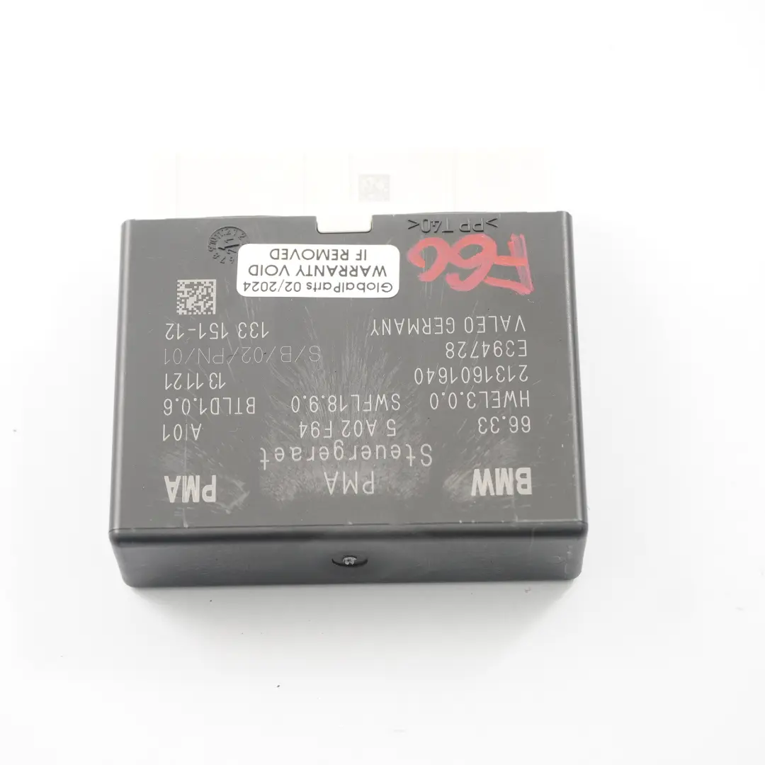 Modulo PDC Unità sensore distanza parcheggio 7938196 per BMW F45 X3 F25 Mini F55 F56 con numero di parte 5A02F94 BMW F45 X3 F25 Mini F55 F56 Modulo PDC Unità sensore distanza parcheggio 7938196 - SKU 5A02F94 - Numero di parte 5A02F94
