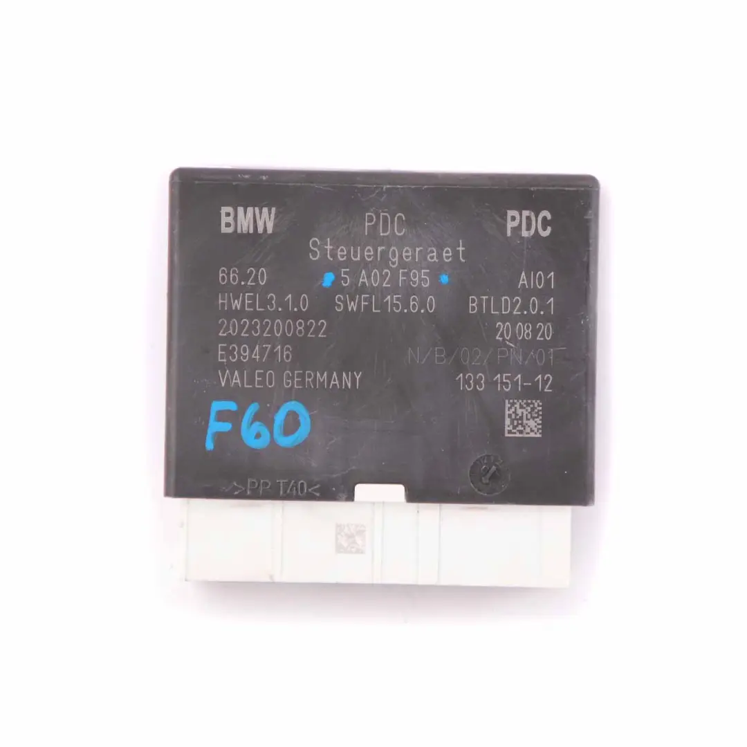 PDC Module Mini F60 Parking Assistant Sensors Control Unit to with Part number 5A02F95 PDC Module Mini F60 Parking Assistant Sensors Control Unit - SKU 5A02F95 - Part number 5A02F95