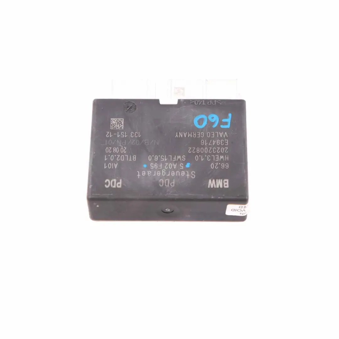 PDC Module Mini F60 Parking Assistant Sensors Control Unit to with Part number 5A02F95 PDC Module Mini F60 Parking Assistant Sensors Control Unit - SKU 5A02F95 - Part number 5A02F95