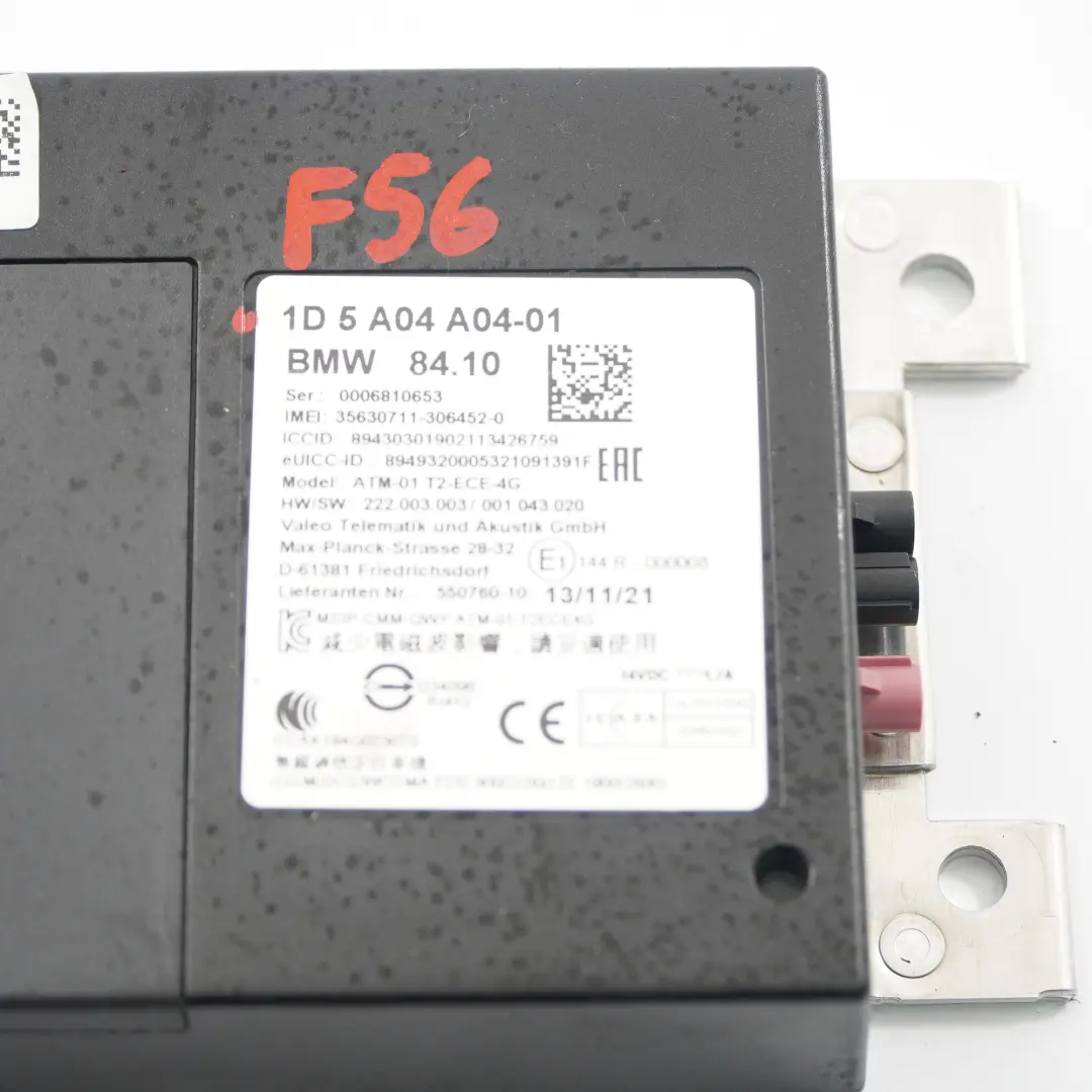  Telematics Module Mini F54 F55 F56 F60 Bluetooth Control Unit ECU - SKU 5A04A04 - Part number 5A04A04