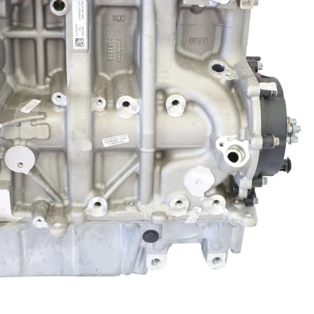 BMW F40 118i X1 F48 18i Mini F56 F60 B38C Bare Engine B38A15F 13k, WARRANTY - SKU 5A07739 - Part number 5A07739