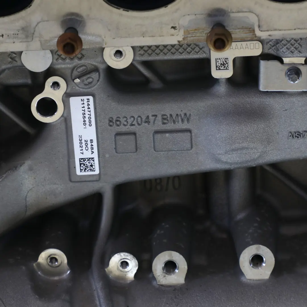 M135iX F44 M235iX X2 F39 M35iX Bare Engine B48A20E B48E 3k, WARRANTY BMW F40 - SKU 5A07793-2 - Part number 5A07793