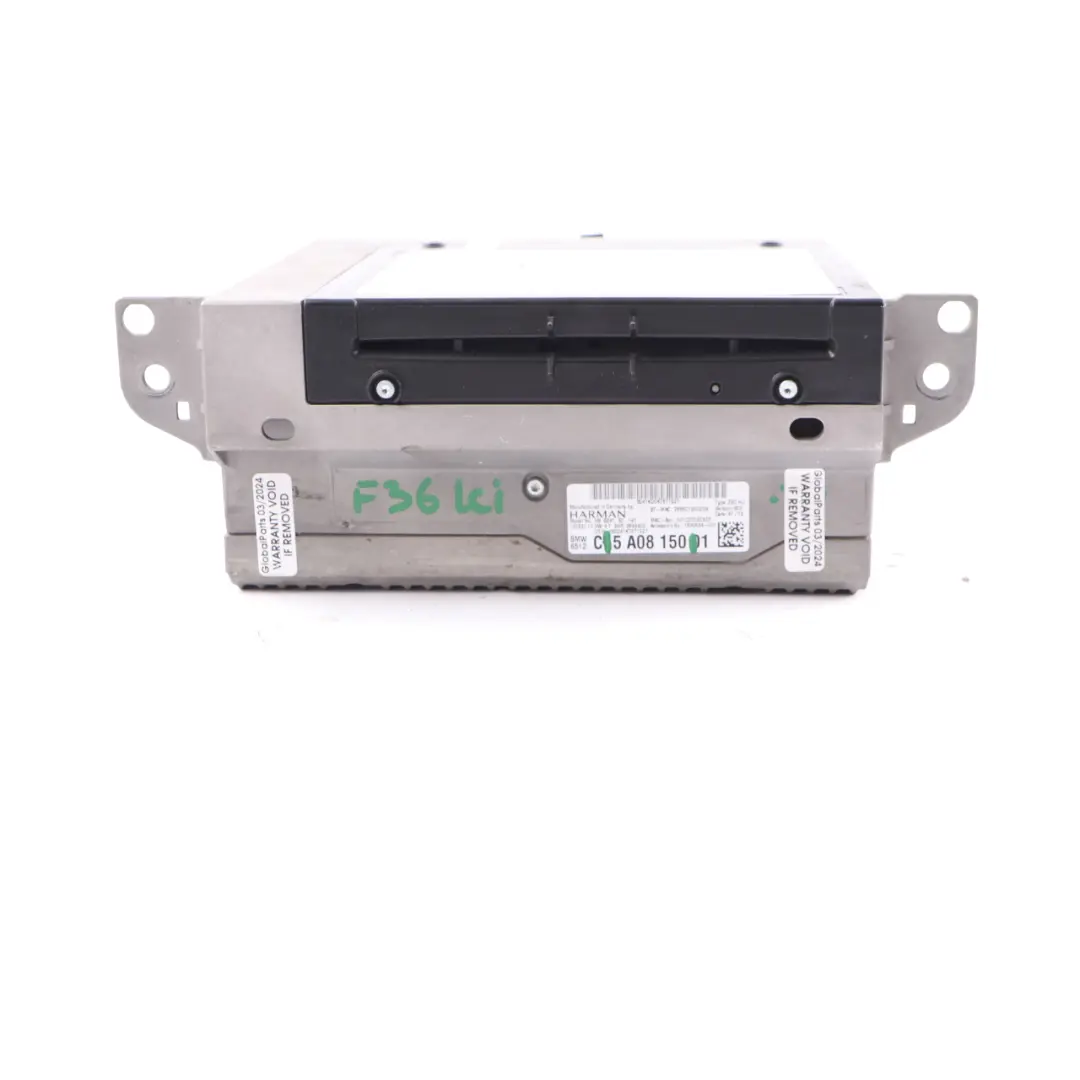 Player Radio Sat Nav Navigation Head Unit to BMW F36 CD with Part number 5A08150 BMW F36 CD Player Radio Sat Nav Navigation Head Unit - SKU 5A08150 - Part number 5A08150