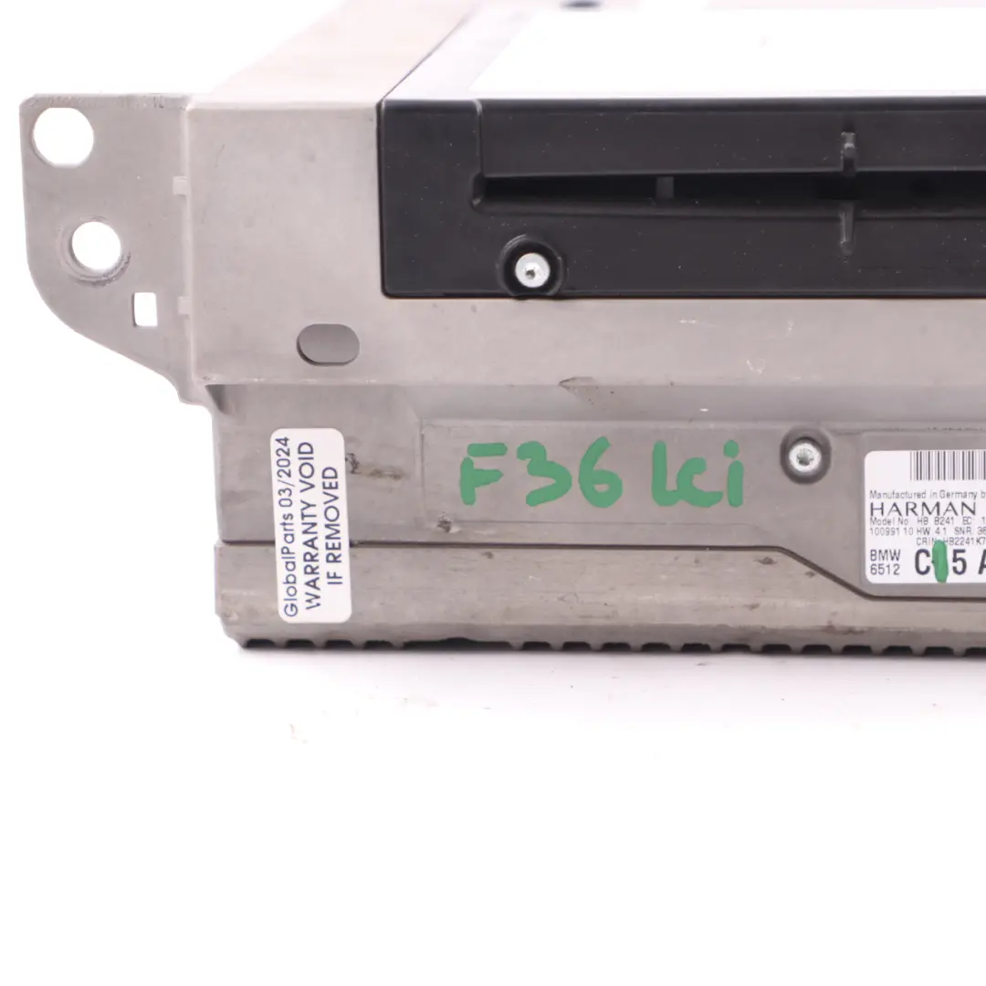 Player Radio Sat Nav Navigation Head Unit to BMW F36 CD with Part number 5A08150 BMW F36 CD Player Radio Sat Nav Navigation Head Unit - SKU 5A08150 - Part number 5A08150