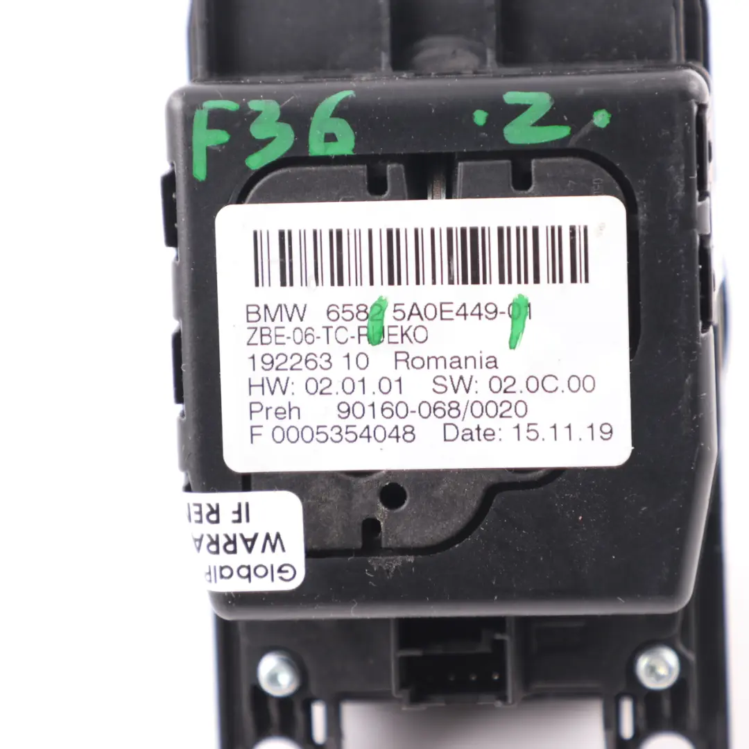 iDrive Controller BMW F20 F30 F32 F36 Touch Switch Control Unit Nav to with Part number 5A0E449 iDrive Controller BMW F20 F30 F32 F36 Touch Switch Control Unit Nav - SKU 5A0E449 - Part number 5A0E449