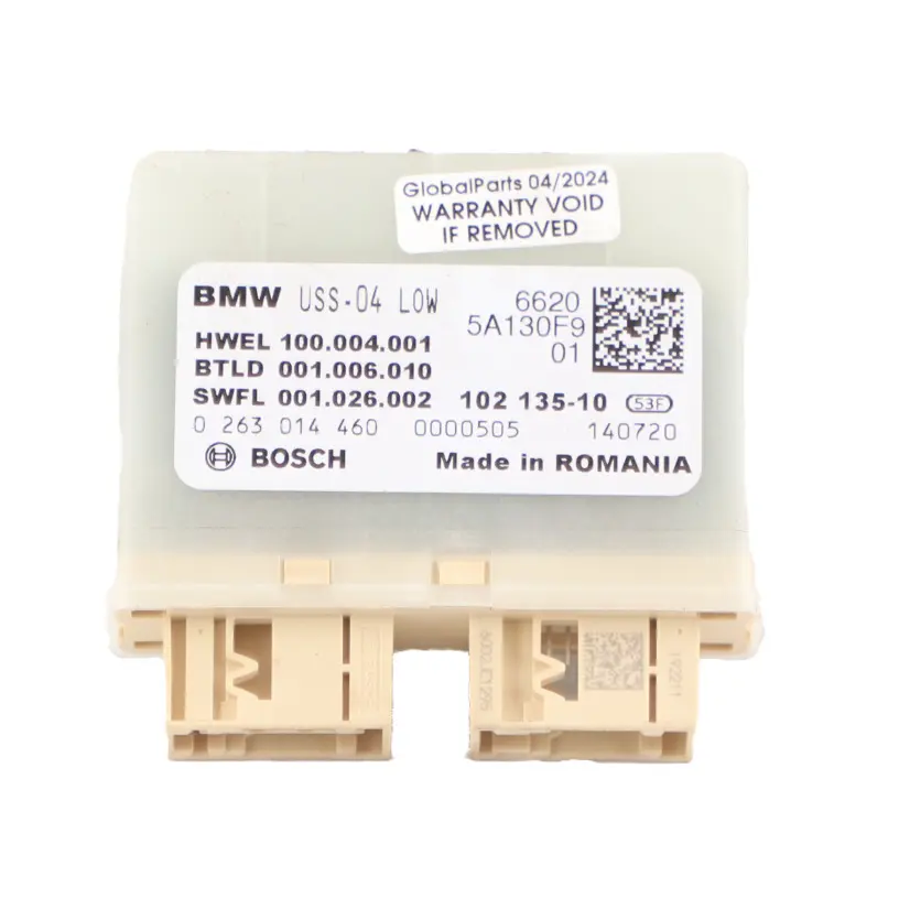 Moduł Sterownik PDC Parkowania USS ECU LOW do BMW F40 F44 G20 o numerze 5A130F9 BMW F40 F44 G20 Moduł Sterownik PDC Parkowania USS ECU LOW - SKU 5A130F9 - Numer Części 5A130F9