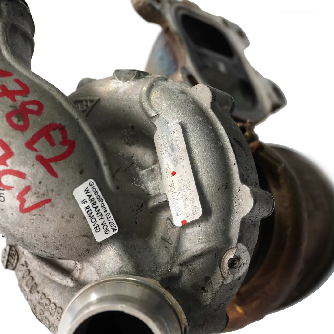 BMW F40 F44 X2 F39 Mini F54 LCI F60 B48E Gasolina Turbo Turbocompresor 2767161 - SKU 5A178E2 - Número de pieza 5A178E2