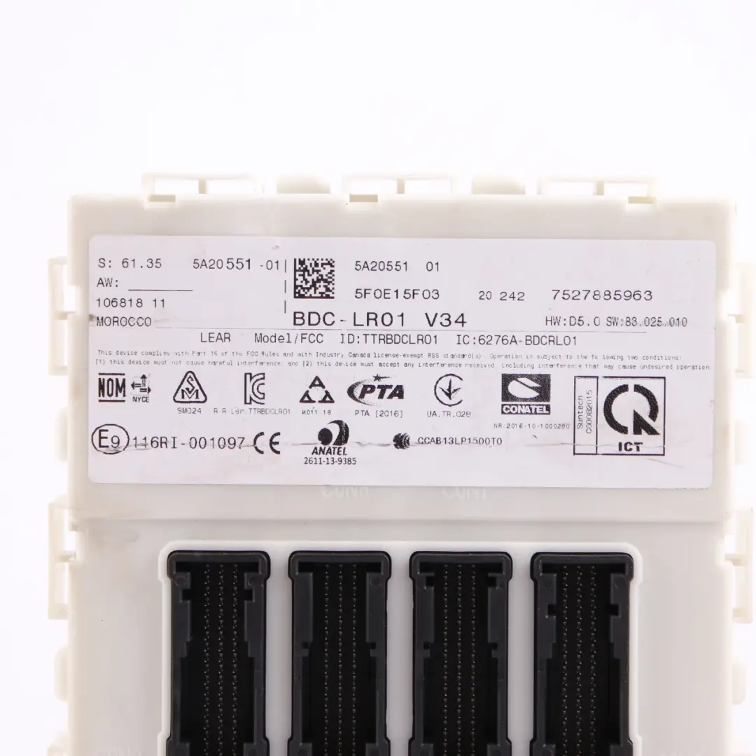 Mini Cooper F60 LCI B38C 136HP ECU Kit DME + BDC LR01 + Key Steptronic - SKU 5A17F35-1 - Part number 5A17F35