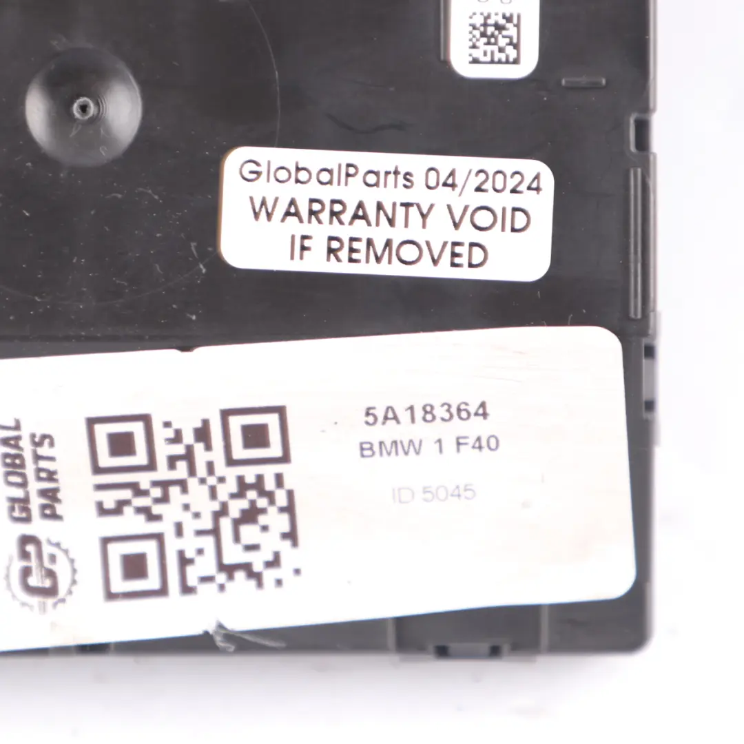 BMW F40 Heater Air Conditioning System Control Unit Module ECU - SKU 5A18364 - Part number 5A18364
