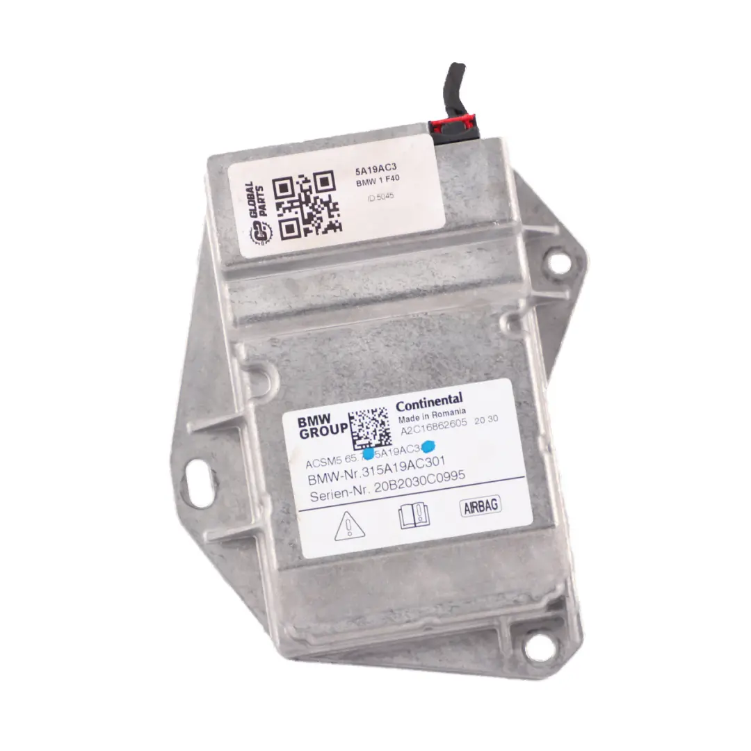 ACSM5 Steuer Gerät Luft Modul ECU Steuer Modul für BMW F40 mit Teilenummer 5A19AC3 BMW F40 ACSM5 Steuer Gerät Luft Modul ECU Steuer Modul - SKU 5A19AC3 - Teilenummer 5A19AC3