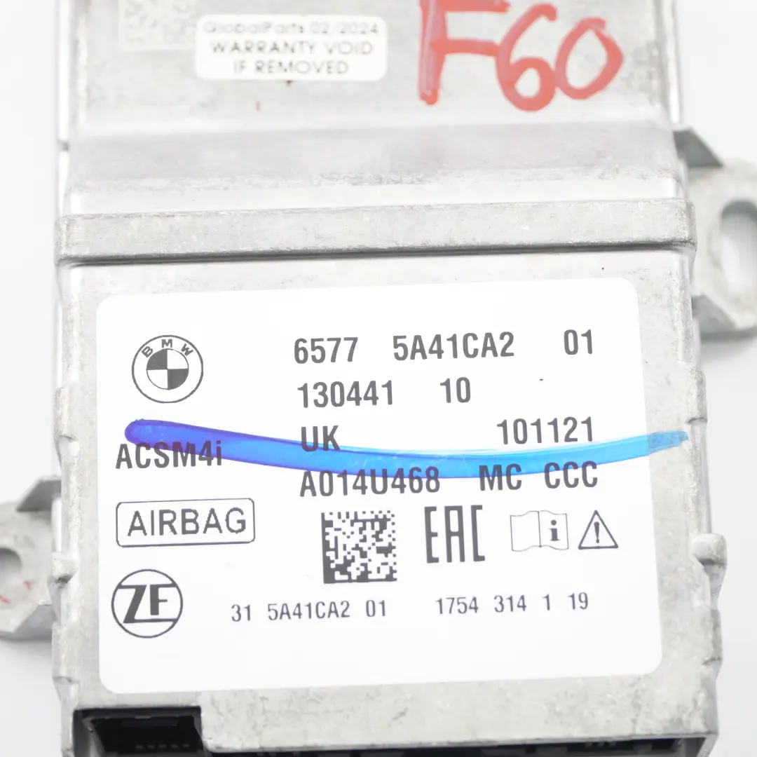 Module BMW F45 F46 Mini F55 F56 F60 ECU Control Unit to Air with Part number 5A41CA2 Air Module BMW F45 F46 Mini F55 F56 F60 ECU Control Unit - SKU 5A41CA2 - Part number 5A41CA2