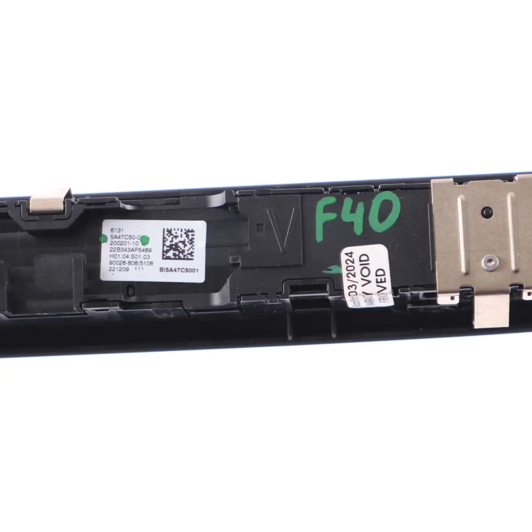 Switch Panel Audio Control Unit Radio Player to BMW F40 with Part number 7949339 BMW F40 Switch Panel Audio Control Unit Radio Player - SKU 5A47C50 - Part number 7949339