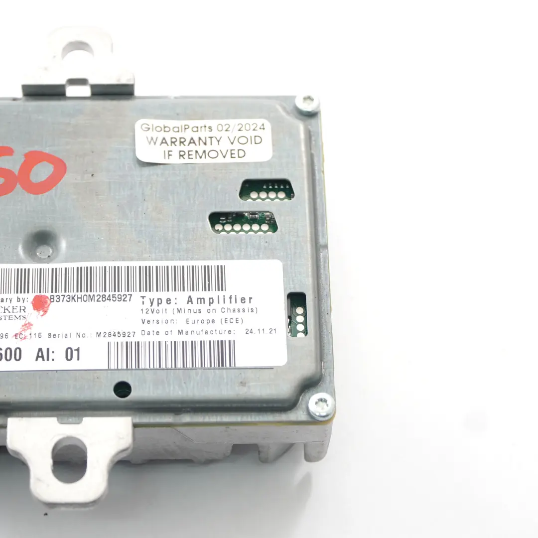 Audio Verstärker Hifi Aktives Sound Design System für Mini Countryman F60 mit Teilenummer 5A4E600 Mini Countryman F60 Audio Verstärker Hifi Aktives Sound Design System - SKU 5A4E600 - Teilenummer 5A4E600