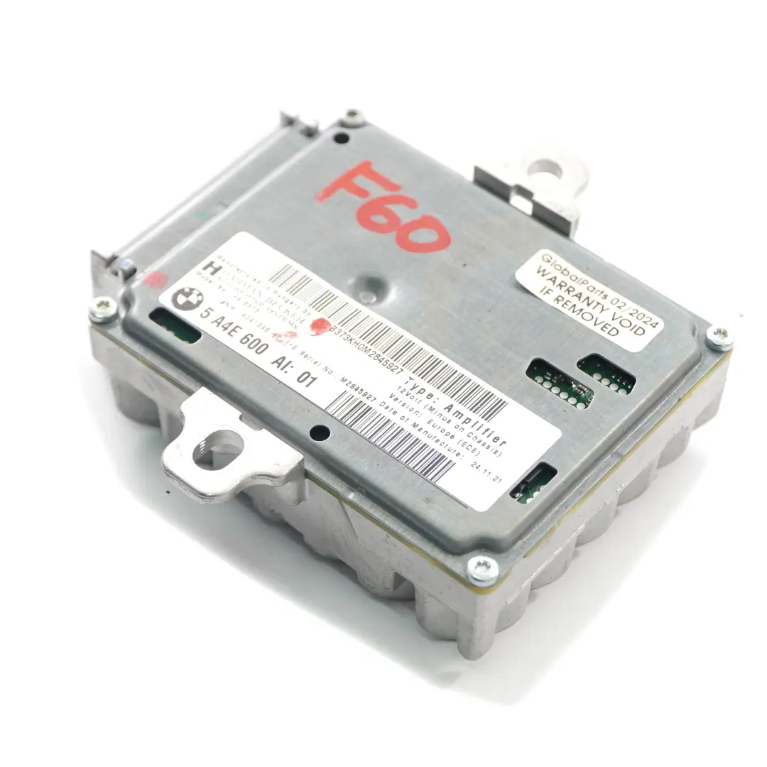 Amplificateur Audio Unité Hifi Système sonore active pour Mini Countryman F60 à propos du numéro de pièce 5A4E600 Mini Countryman F60 Amplificateur Audio Unité Hifi Système sonore active - SKU 5A4E600 - Numéro de pièce 5A4E600