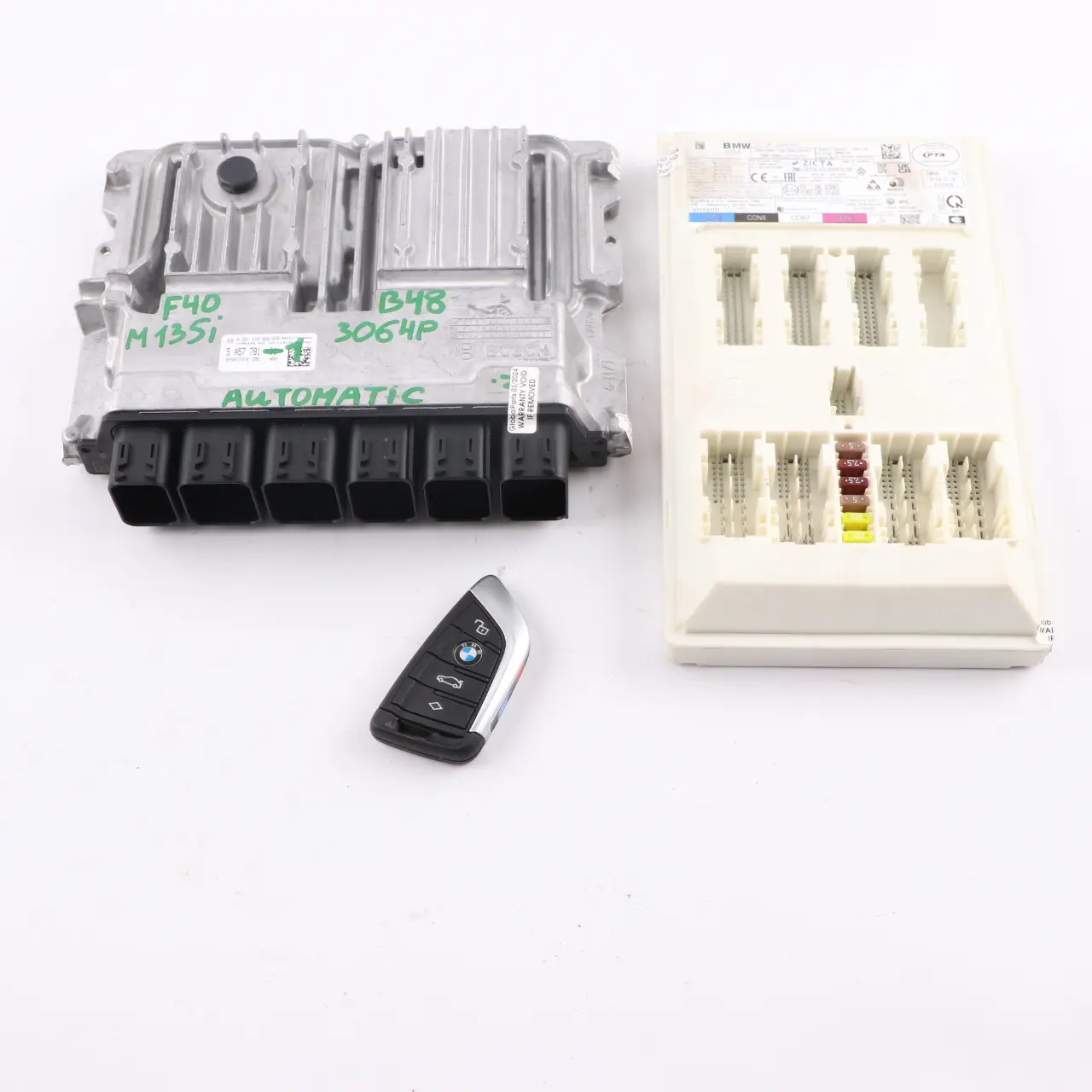 BMW F40 M135I B48 306HP Motore Unità ECU KIT DME BDC Chiave Automatica 5A57781