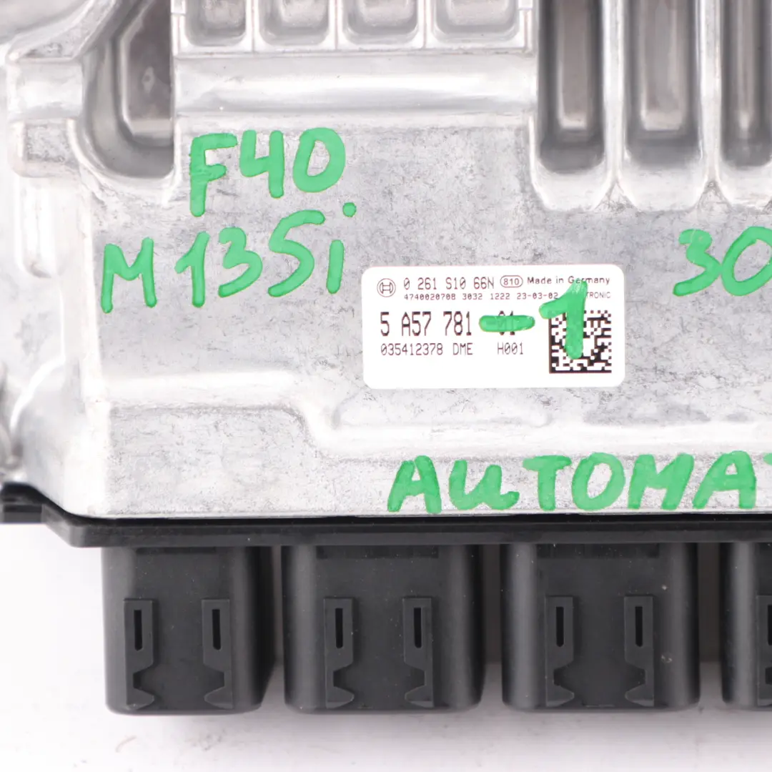 BMW F40 M135I B48 306HP Unidad De Motor ECU KIT DME BDC Llave Automático - SKU 5A57781-1 - Número de pieza 5A57781