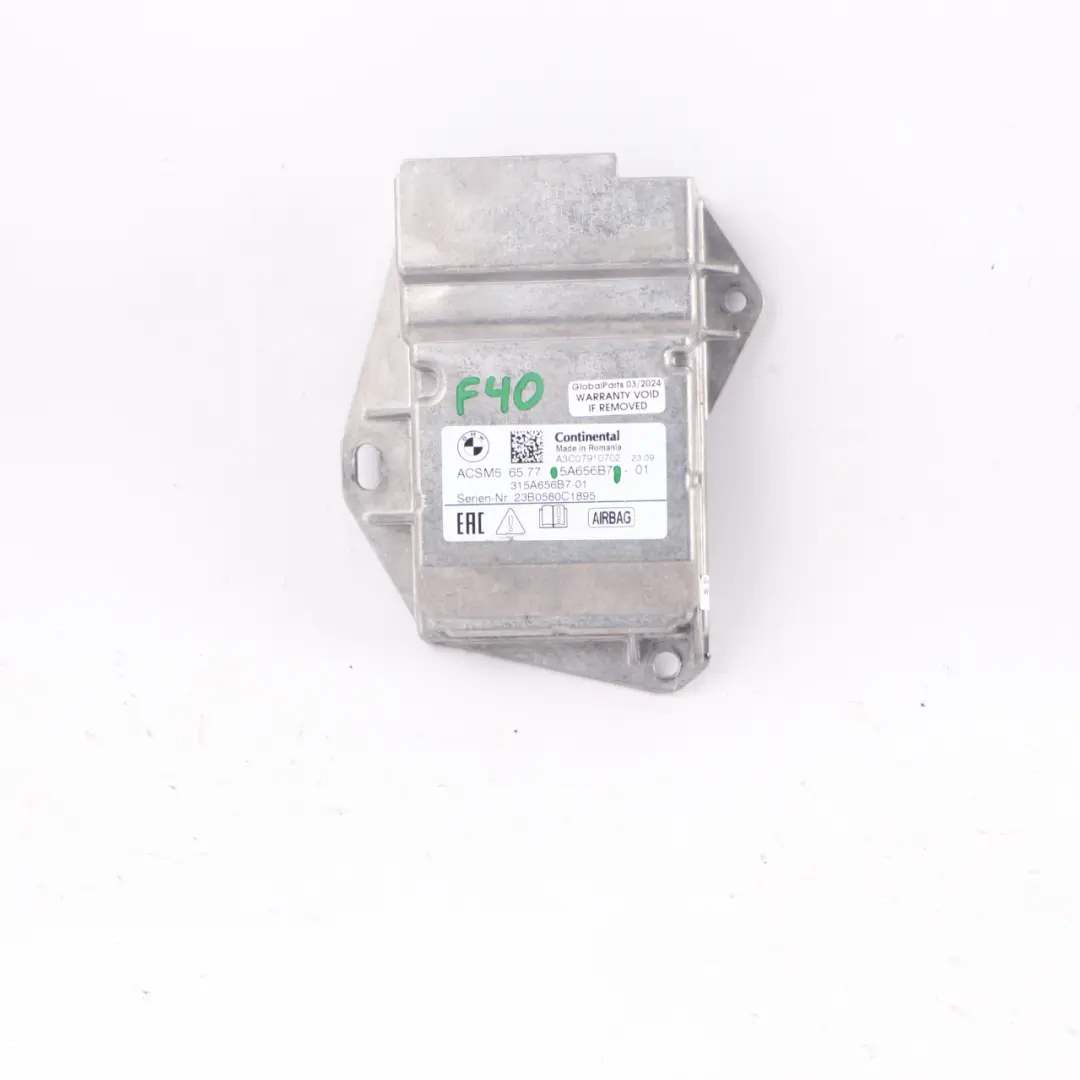 BMW F40 ACSM5 Unidad Control Aire ECU Módulo Control - SKU 5A656B7 - Número de pieza 5A656B7