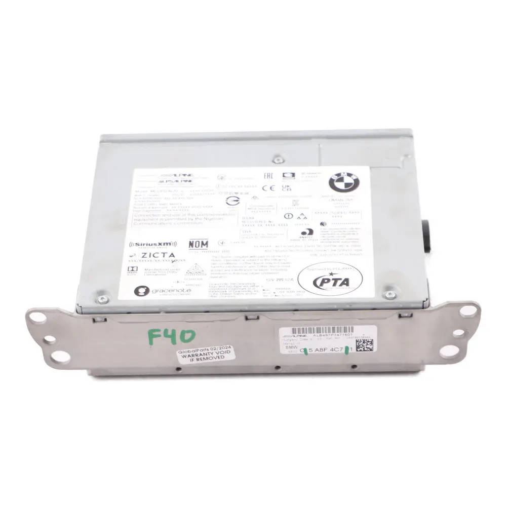 Radio Player BMW F40 Multimedia Head Unit Radio CD Player ALPINE to with Part number 5A8F4C7 Radio Player BMW F40 Multimedia Head Unit Radio CD Player ALPINE - SKU 5A8F4C7 - Part number 5A8F4C7