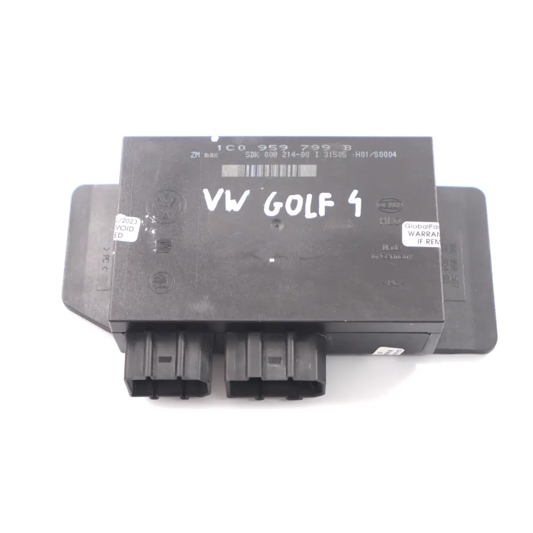 Volkswagen VW Golf IV Body Control Module BCM Comfort Control Unit - SKU 5DK008214 - Part number 5DK008214