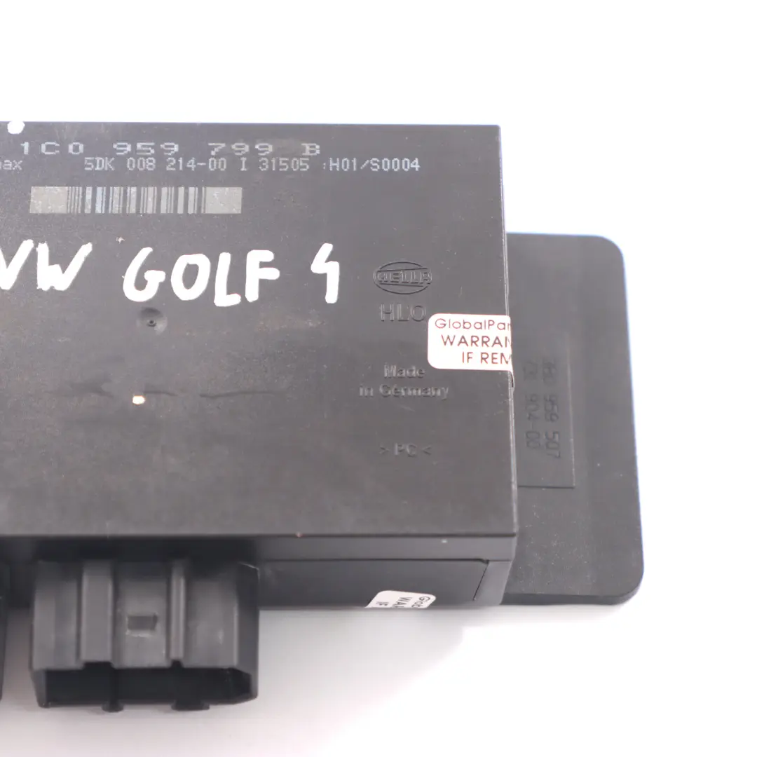 Moduł Komfortu BCM Moduł Sterownik ECU do Volkswagen VW Golf IV o numerze 5DK008214 Volkswagen VW Golf IV Moduł Komfortu BCM Moduł Sterownik ECU - SKU 5DK008214 - Numer Części 5DK008214
