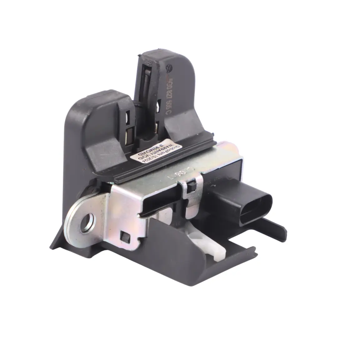 Trunk Lid Tailgate Boot Lock Mechanism to Volkswagen Golf Sportsvan Rear with Part number 5G0827505C Volkswagen Golf Sportsvan Rear Trunk Lid Tailgate Boot Lock Mechanism - SKU 5G0827505C - Part number 5G0827505C