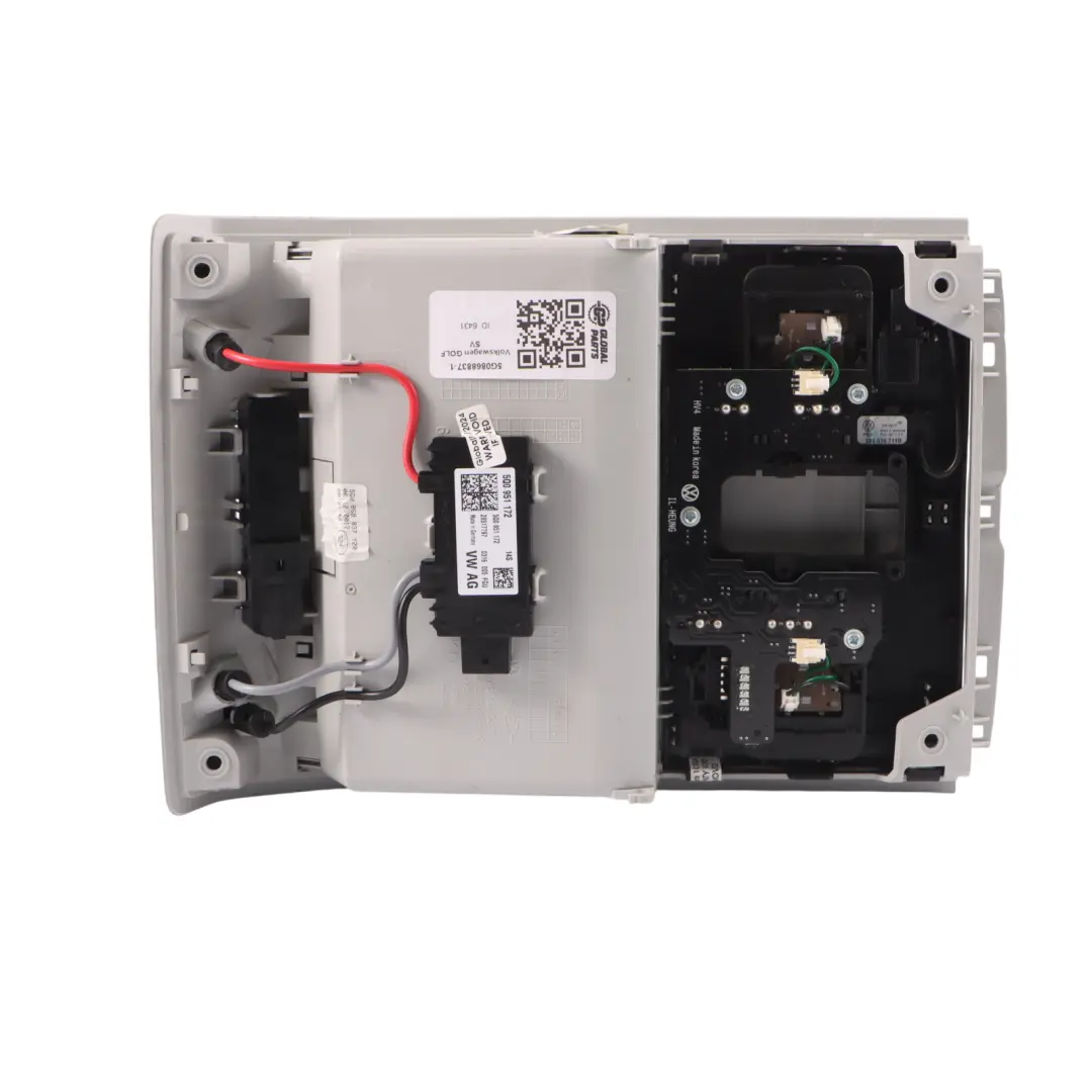 Roof Light Front Reading Lamp Switch Grey 5G0868837 to Volkswagen Golf Sportsvan with Part number 5G0868837-1 Volkswagen Golf Sportsvan Roof Light Front Reading Lamp Switch Grey 5G0868837 - SKU 5G0868837-1 - Part number 5G0868837-1