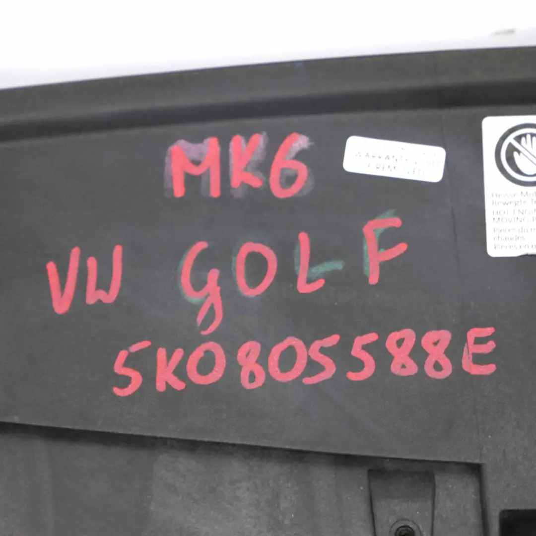 Vorderer Kühlerträger Verkleidung für Volkswagen VW Golf VI mit Teilenummer 5K0805588E Volkswagen VW Golf VI Vorderer Kühlerträger Verkleidung - SKU 5K0805588E - Teilenummer 5K0805588E