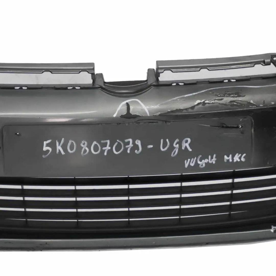 Volkswagen VW Golf Mk6 Bumper Front Trim Panel Cover United Grey Metallic - LA7T - SKU 5K0807079-UGR - Part number 5K0807079