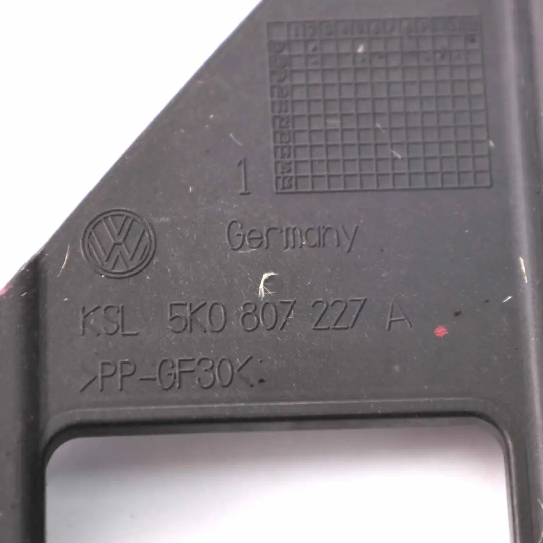  Headlight Bracket Volkswagen VW Golf VI Support Mount Front Left N/S - SKU 5K0807227A - Part number 5K0807227A