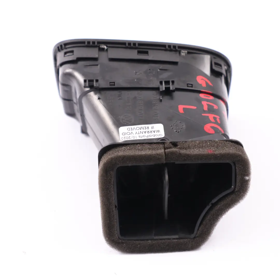 Vent Dashboard Dash Nozzle Left N/S to VW Volkswagen Golf 6 Air with Part number 5K0819703 VW Volkswagen Golf 6 Air Vent Dashboard Dash Nozzle Left N/S - SKU 5K0819703 - Part number 5K0819703