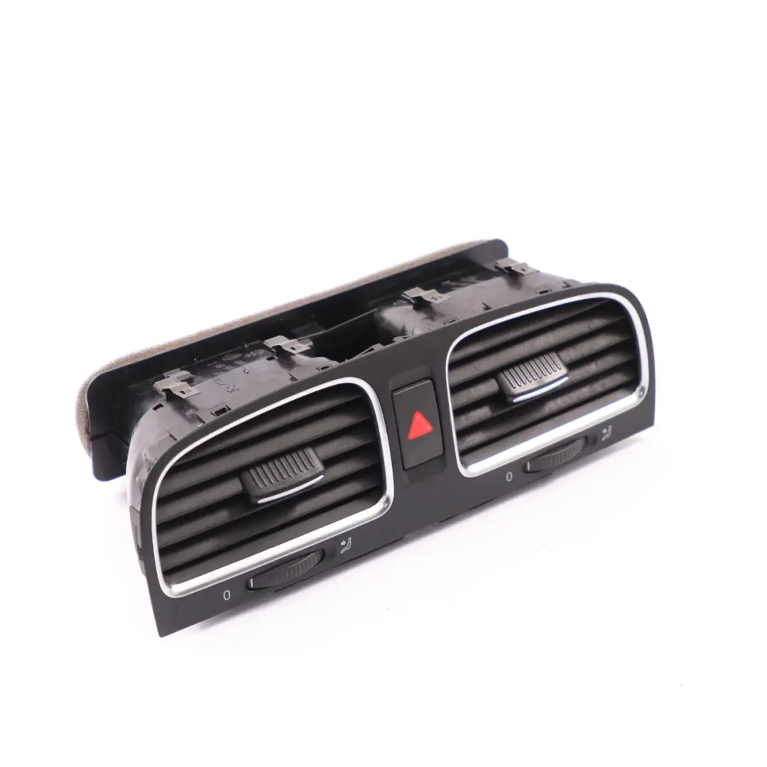 VW Volkswagen Golf 6 Bouche d'aération bord central Buse Danger - SKU 5K0819743 - Numéro de pièce 5K0819743
