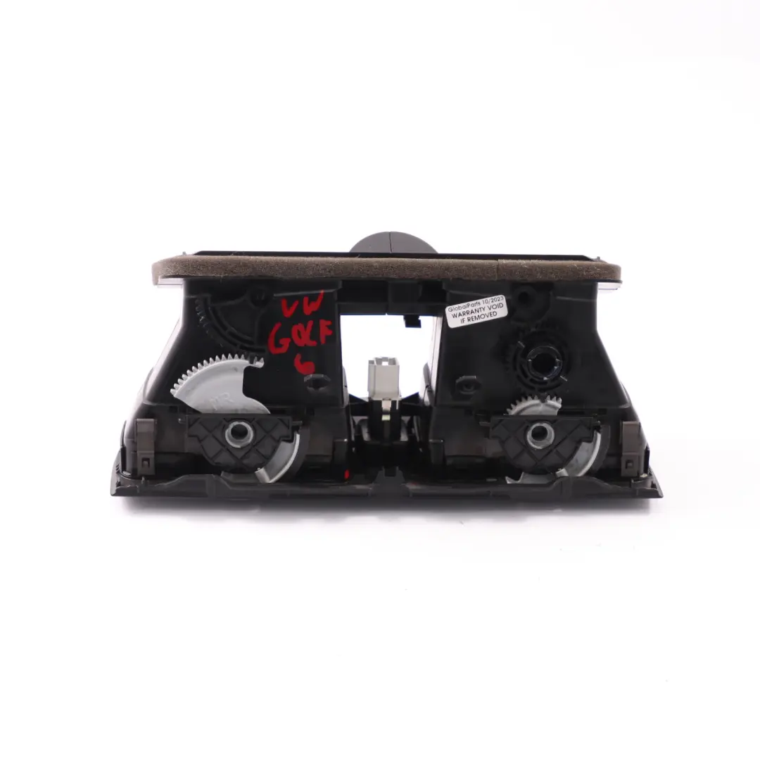 VW Volkswagen Golf 6 Bouche d'aération bord central Buse Danger - SKU 5K0819743 - Numéro de pièce 5K0819743