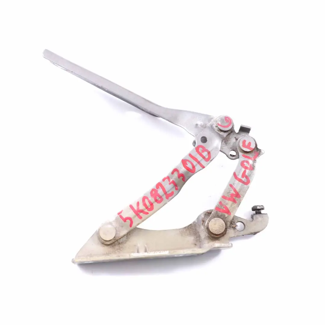 VW Golf MK6 Hood Bonnet Hinge Front Left United Grey - LA7T - SKU 5K0823301B-UGR - Part number 5K0823301B